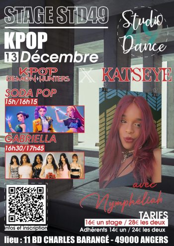 affiche stage kpop 13 decembre C